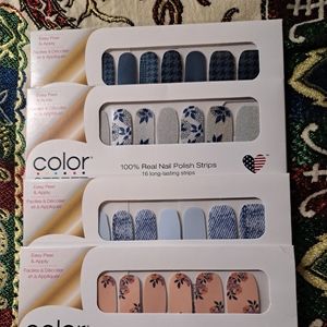 4 packs of Color Street nail strips